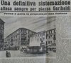 progetto Fontana in piazza Garibaldi 1953