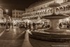 piazza Erbe natalizia(seppia)